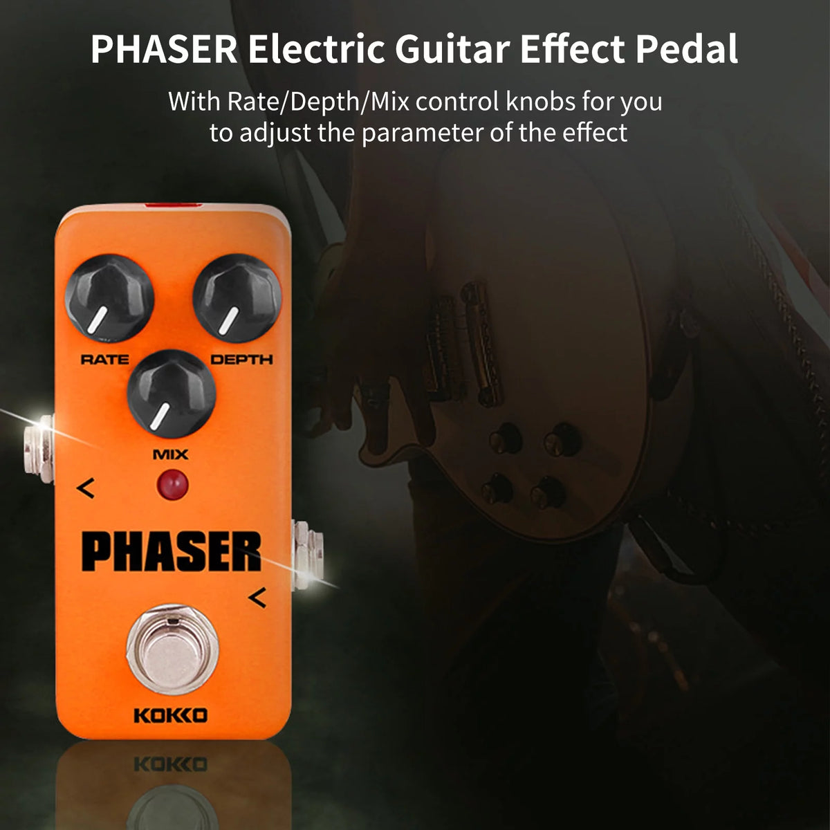 Portable Analog Single Electric Guitar Effect Pedal J24638