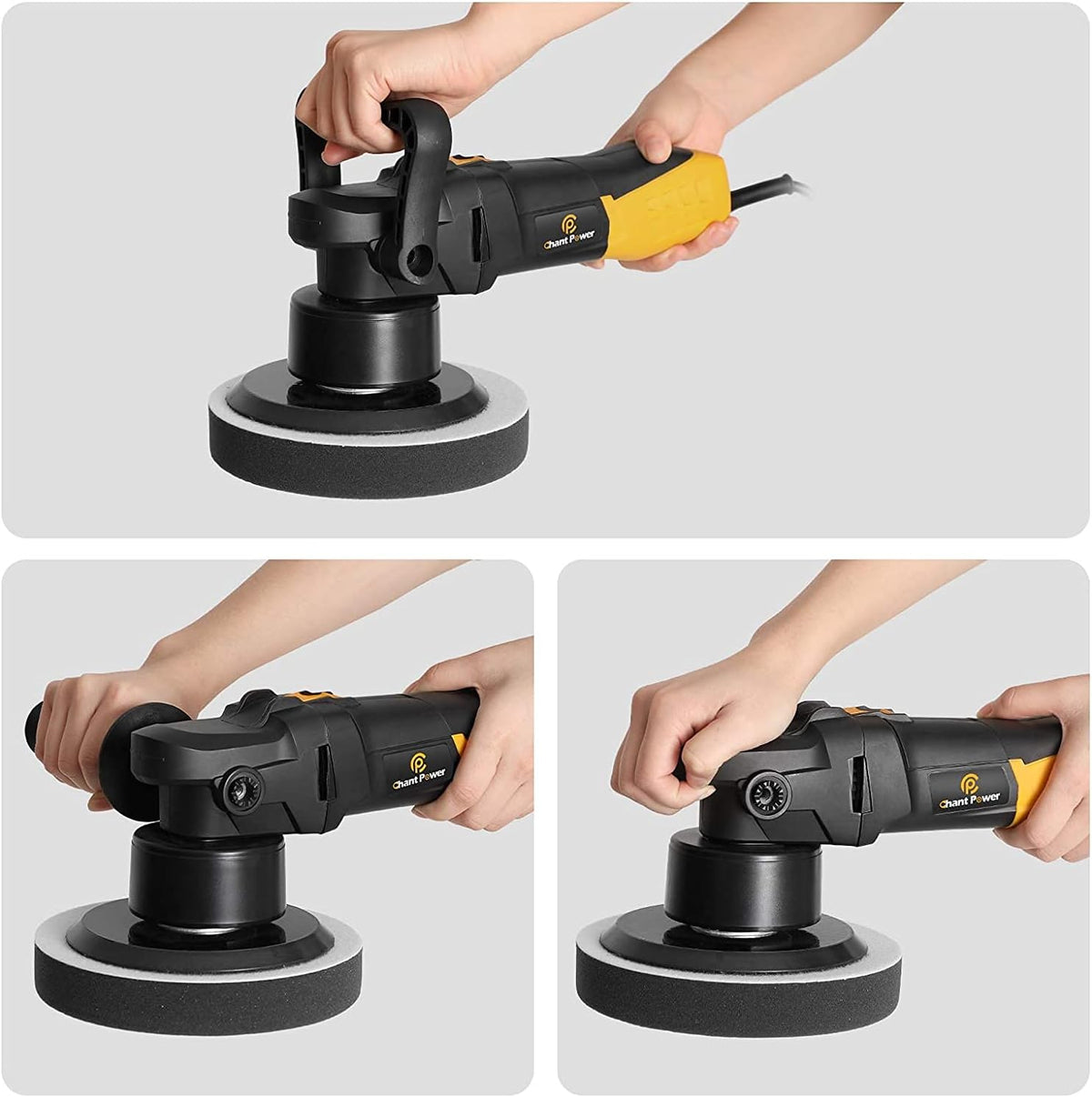 6 Inch Dual Action Buffer Polisher with Variable Speeds R2261