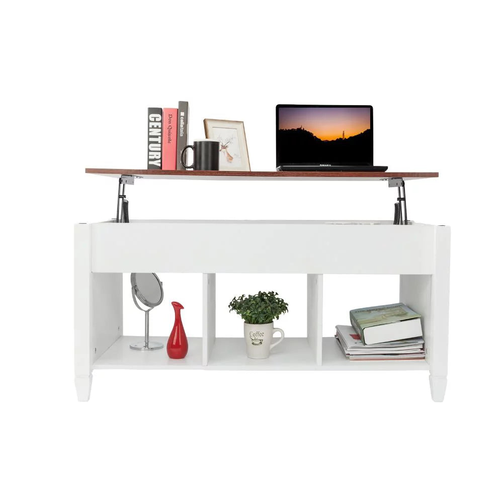 Lift Top Coffee Table with Hidden Compartment H375416