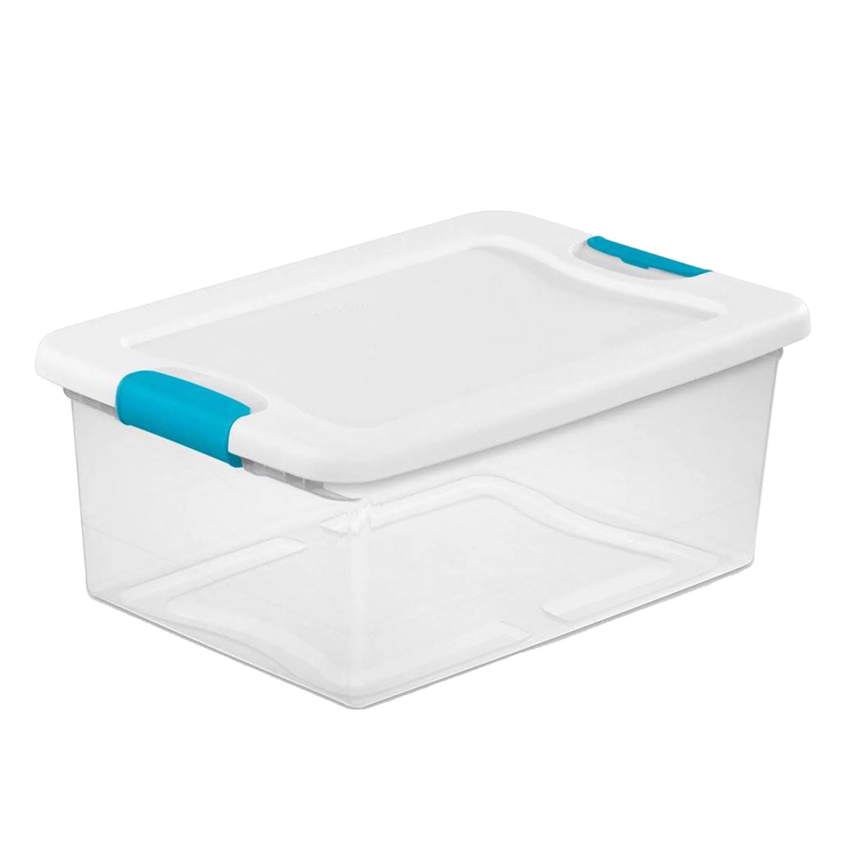 15 Quart Plastic Storage Box with Latching Lid, 60 Pack Y232