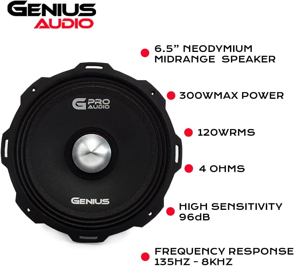 6.5 Midrange Speaker 300 Watts Max 4 Ohm 1 Speaker M699