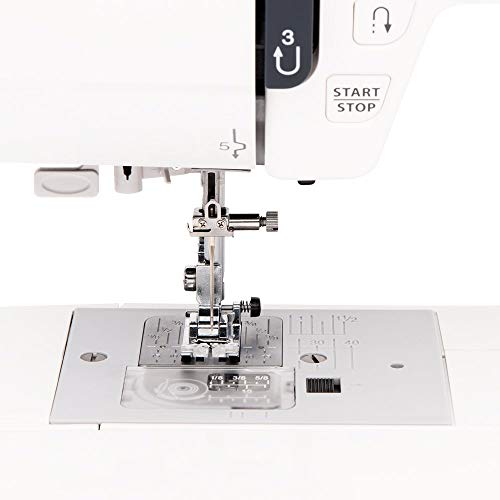 Computerized Sewing Machine with 100 Stitches, 7 Buttonholes, Hard Cover, Extension Table and 22 Accessories C753033
