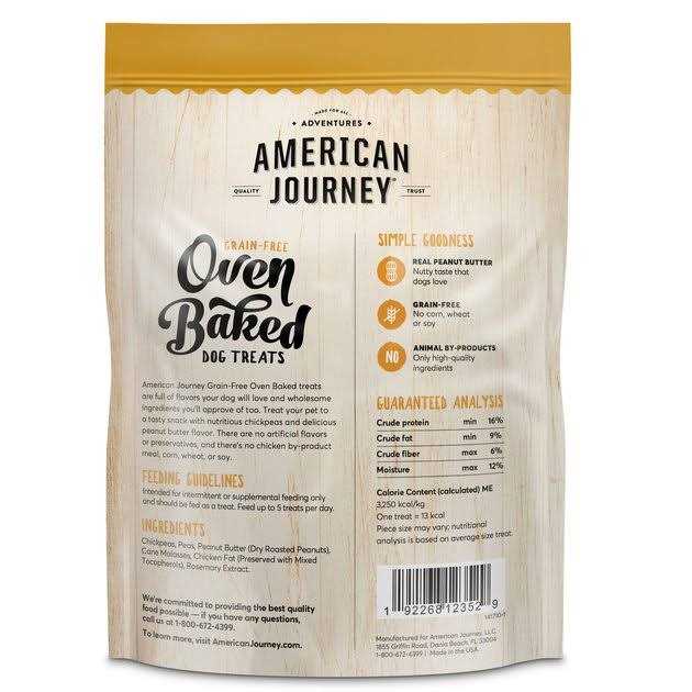 Peanut Butter Grain-Free Oven Baked Crunchy Biscuit Dog Treats C645651