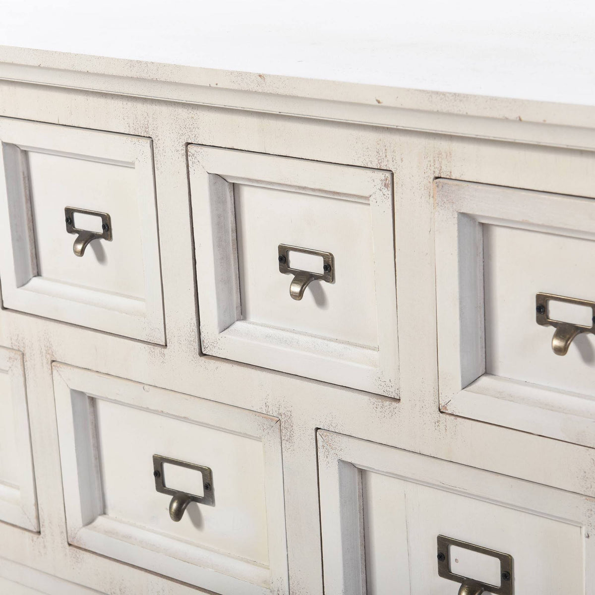 Antique White Apothecary Cabinet S2509