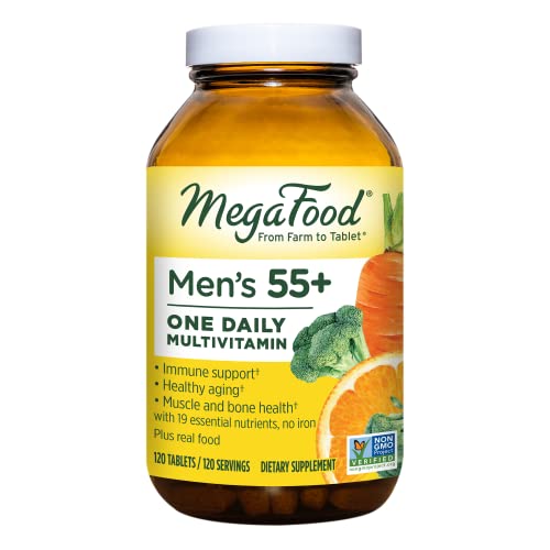 Men's 55+ One Daily Multivitamin with Vitamin B12, Vitamin C, Vitamin D & Zinc, 120 Tabs C928