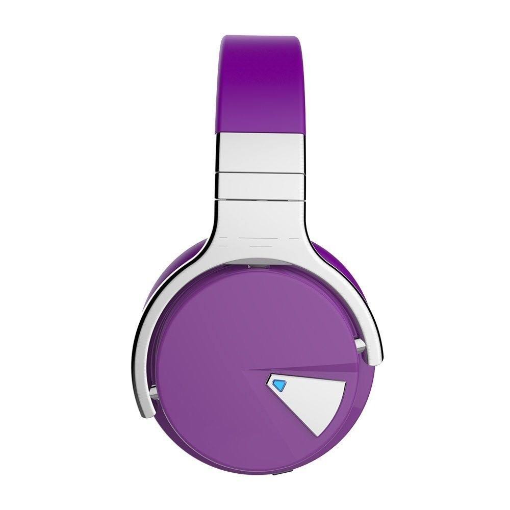 Active Noise Cancelling Wireless Bluetooth Headphones Purple B3592