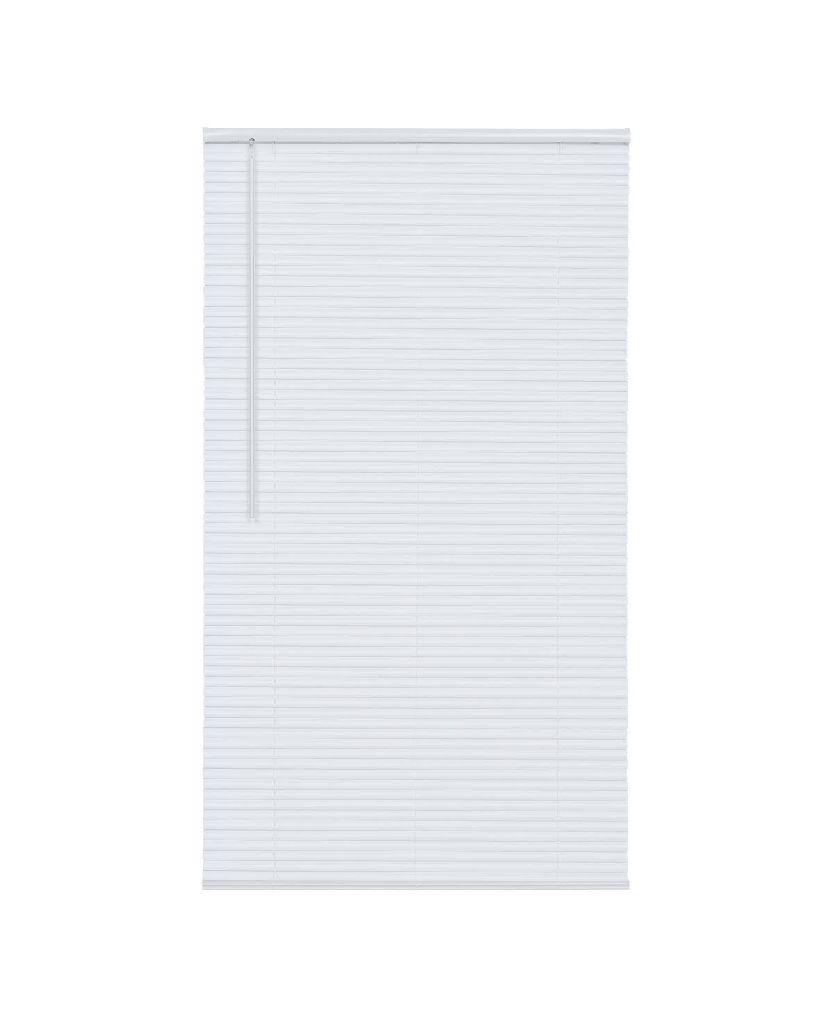 White Cordless Light Filtering Mini Blind H673944