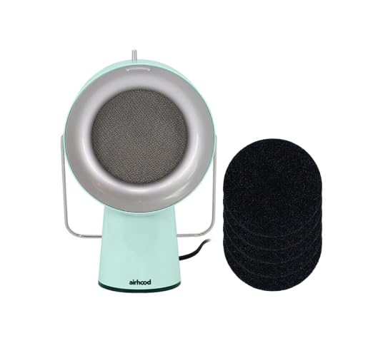 Portable Kitchen Exhaust Fan with 5 Activated Charcoal Air Filters B802219