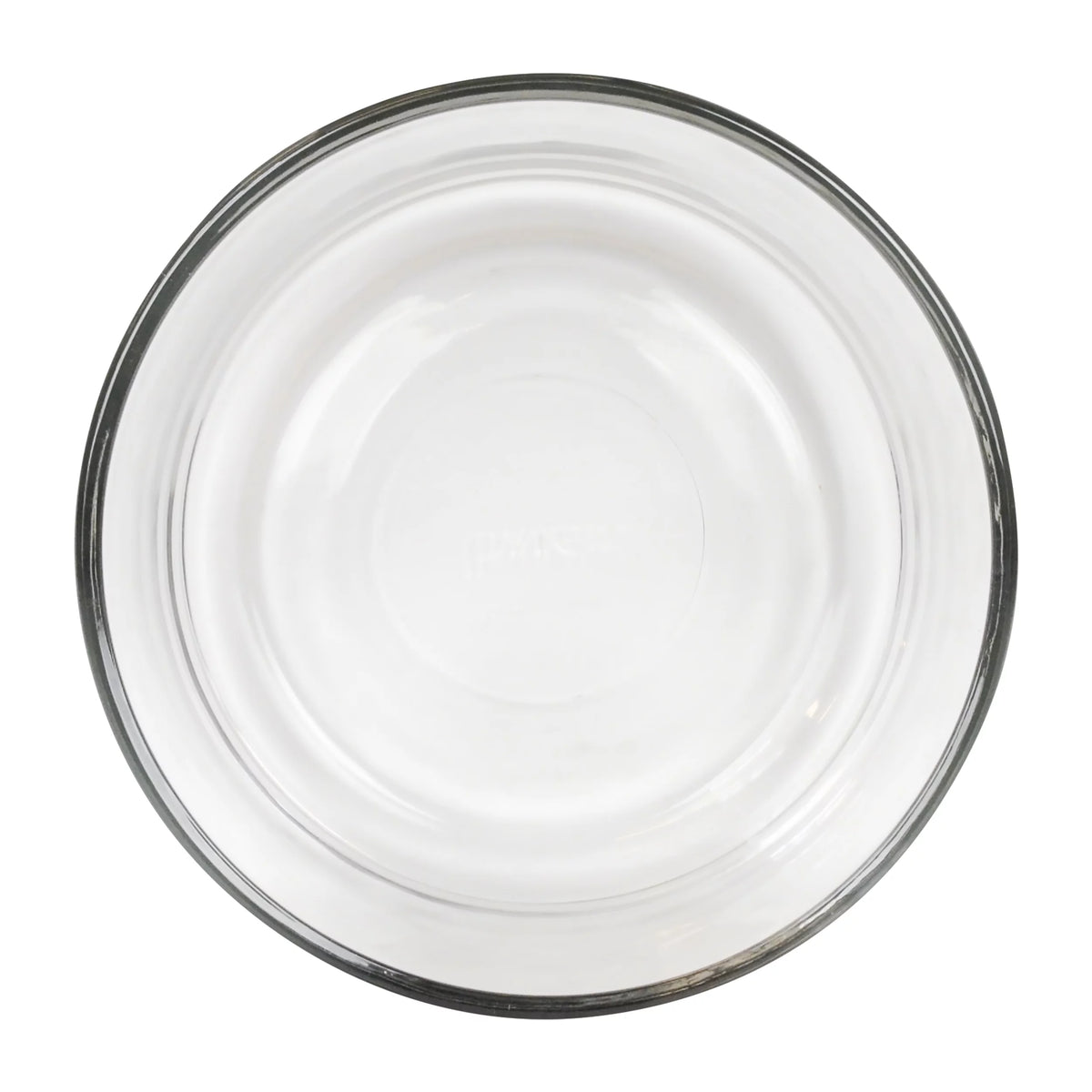 4-Cup Round Glass Storage Bowl with Purple Lid B164865