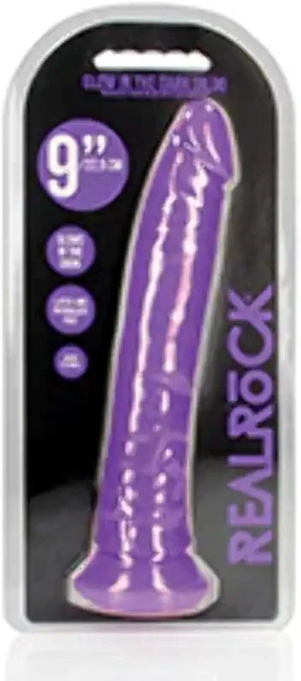 Slim 6in Dildo Neon Purple D1500