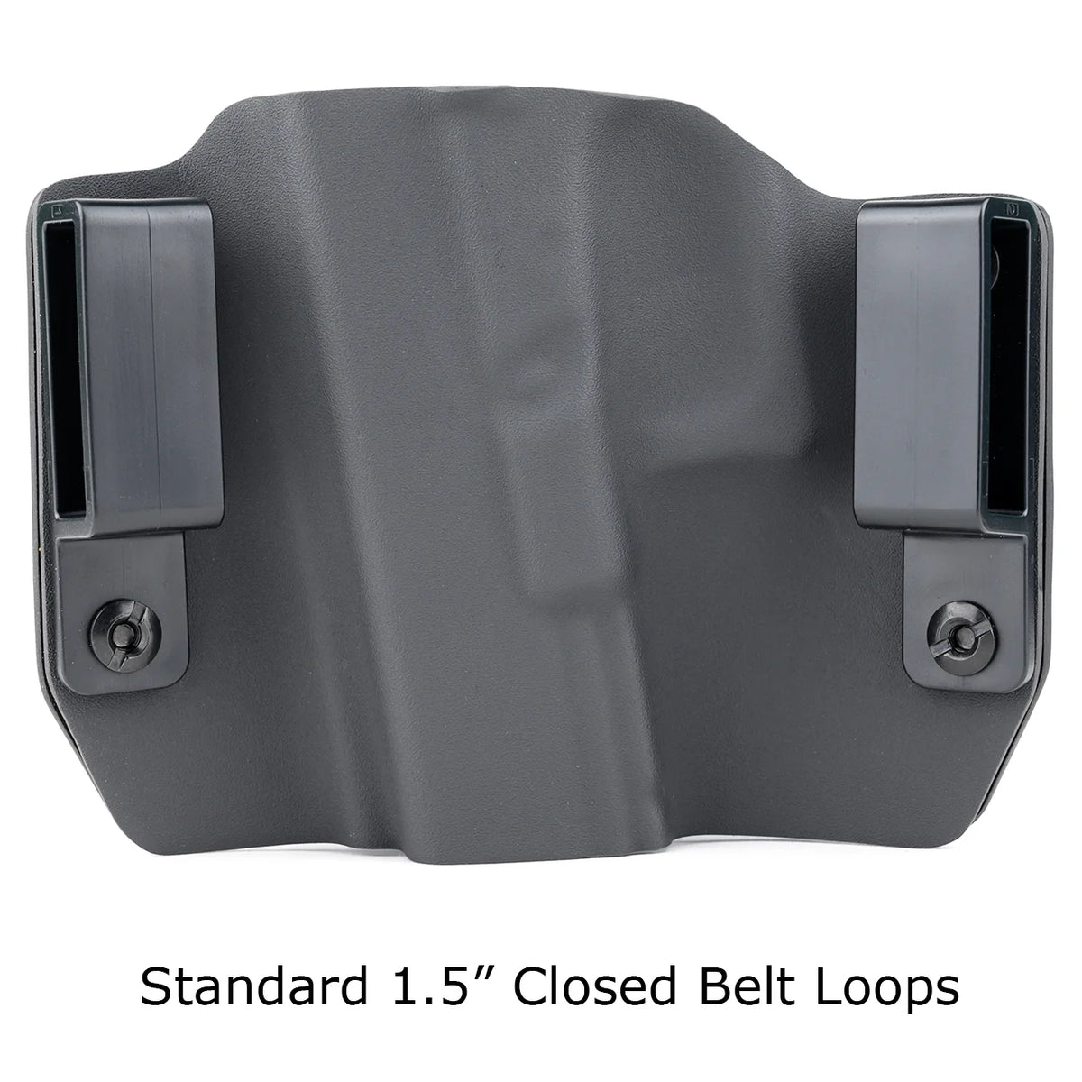 Black Carbon Fiber OWB Kydex Gun Holster T441368