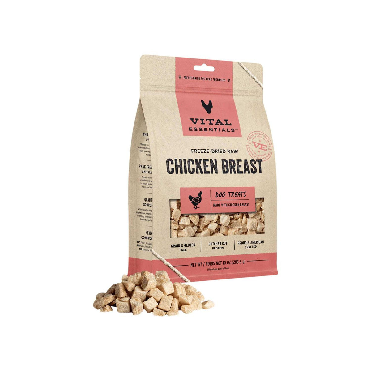Freeze Dried Chicken Breast Dog Treats W21739