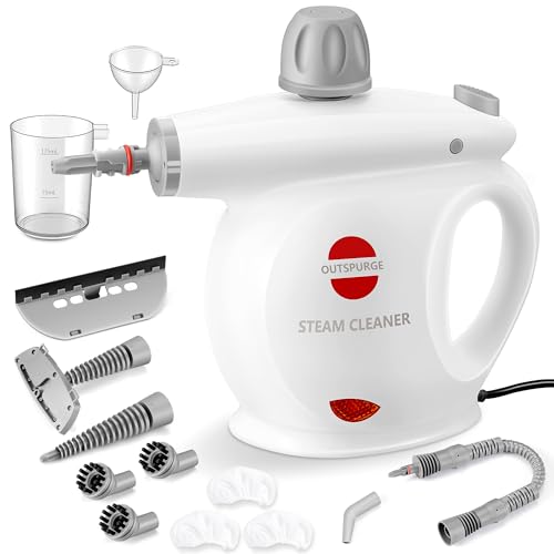 Handheld Pressurized Steam Cleaner with 13 Accessories Y83287