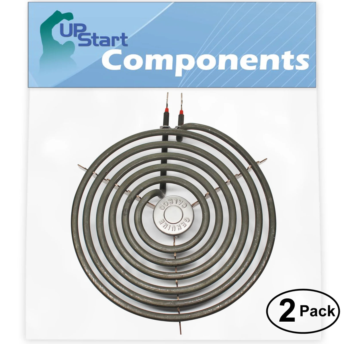 2-Pack 8 inch 6 Turns Surface Burner Element for Range Stove Cooktop D54682