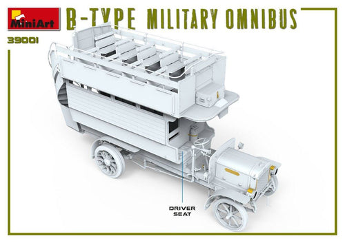 1/35 Scale B-Type Military Omnibus Model Kit P61924