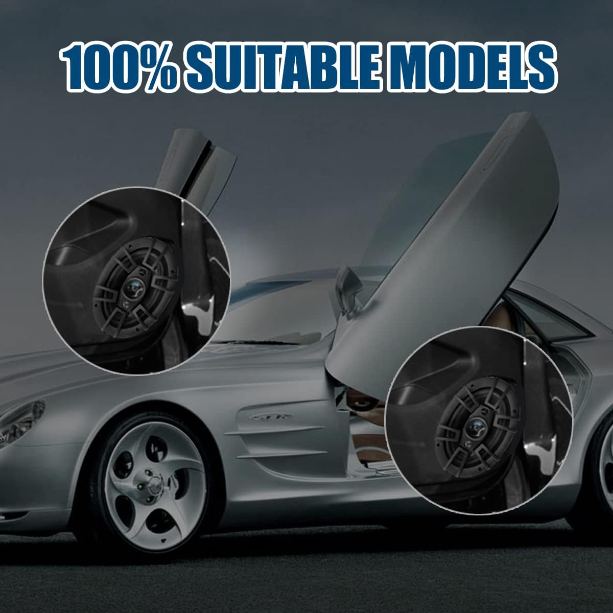6x9 500 Watt 4-Way Coaxial Car Speakers (1 Pair) P28900