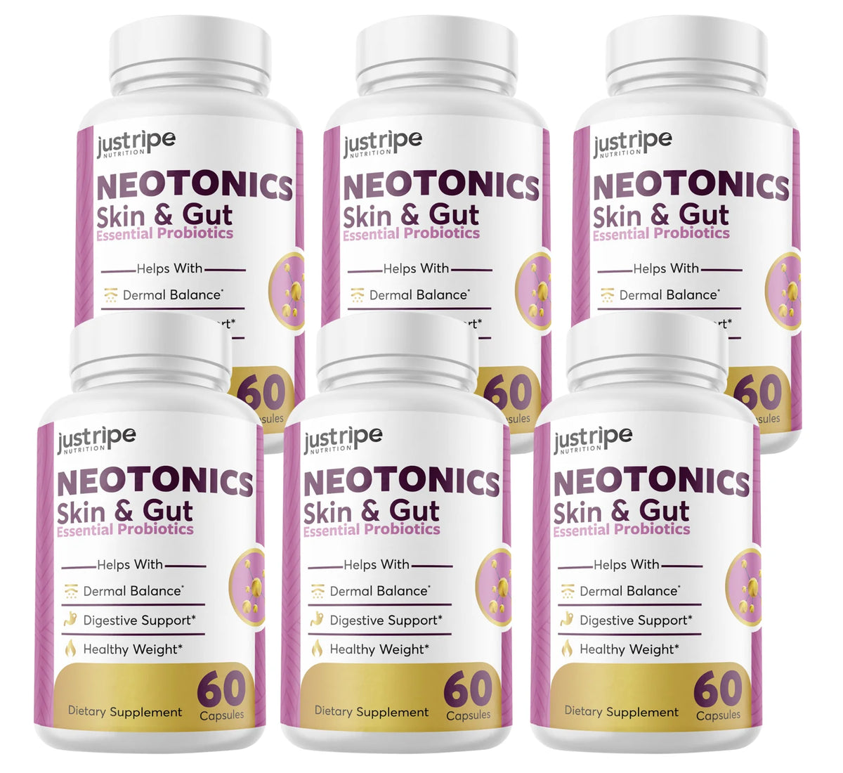6 Pack Probiotics Supplement Pills K433