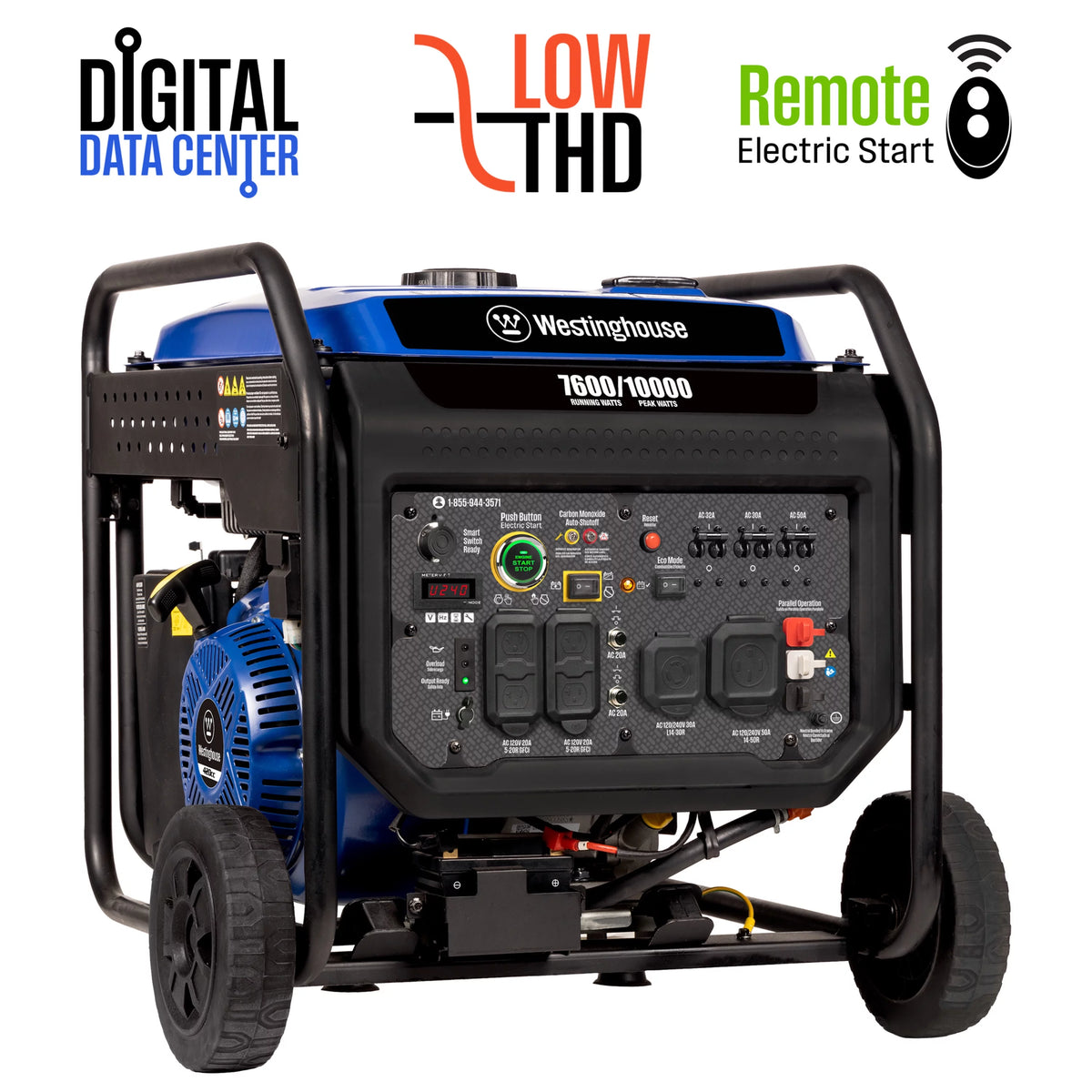10,000 Peak Watt Portable Inverter Generator Q546