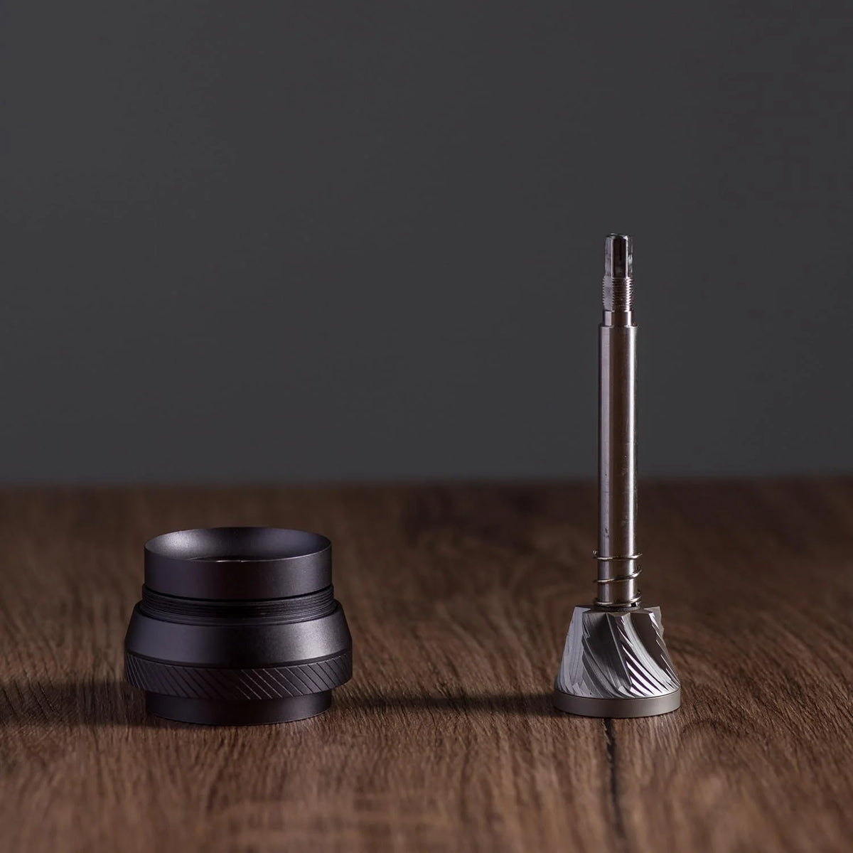 Silver Manual Coffee Grinder with Conical Burr U77480