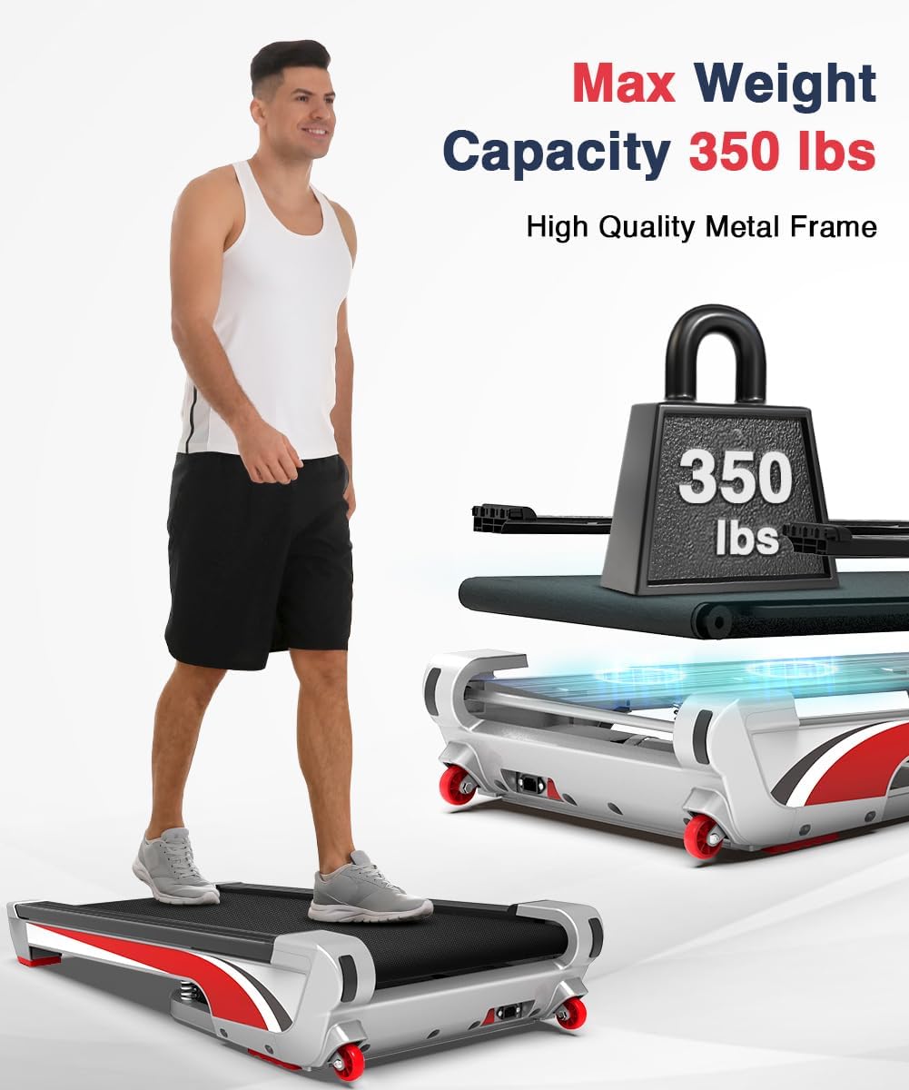 Walking Pad Treadmill with 6% Incline, 350+ lb Capacity V514