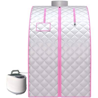 Silver Indoor Portable Steam Sauna Q336410