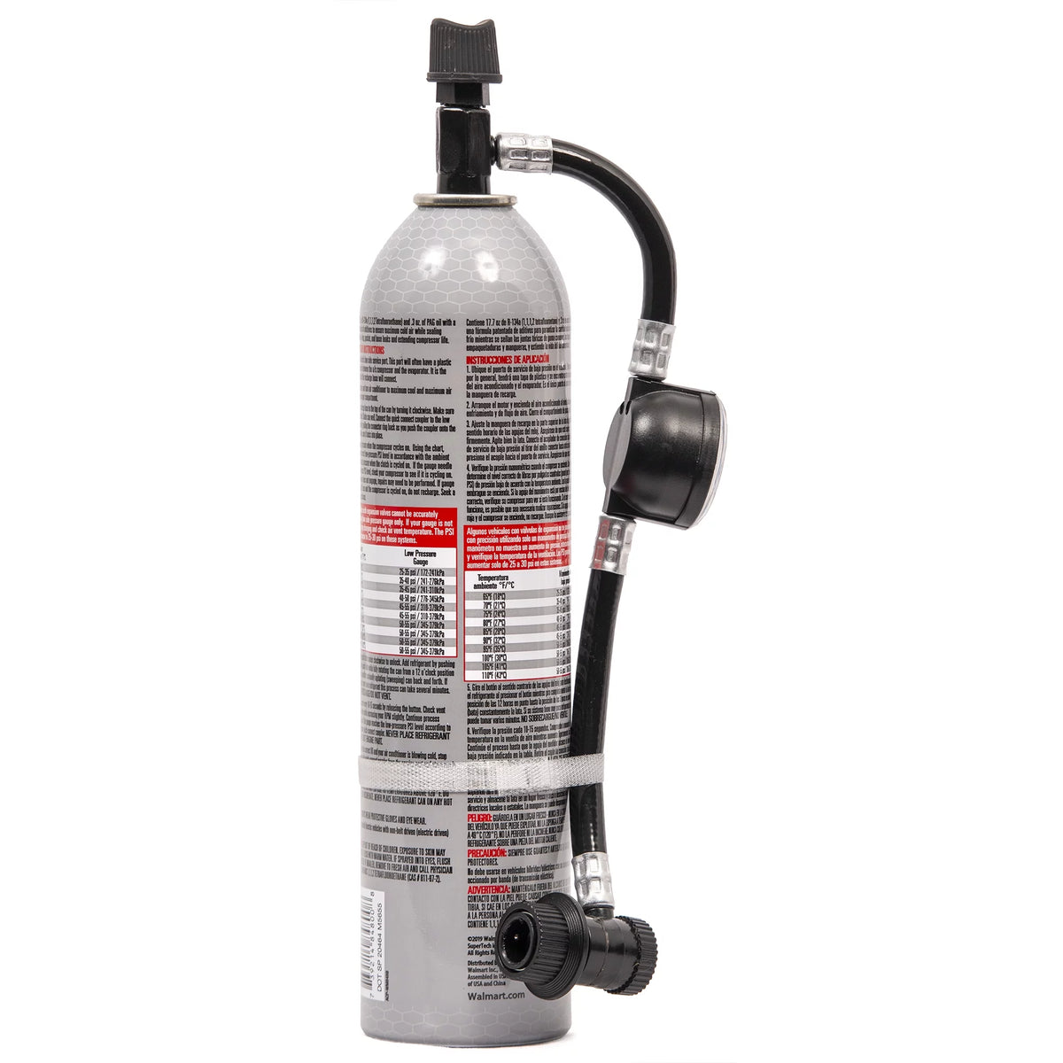 18 oz R-134a Automotive Refrigerant with Reusable Hose and Gauge P581811