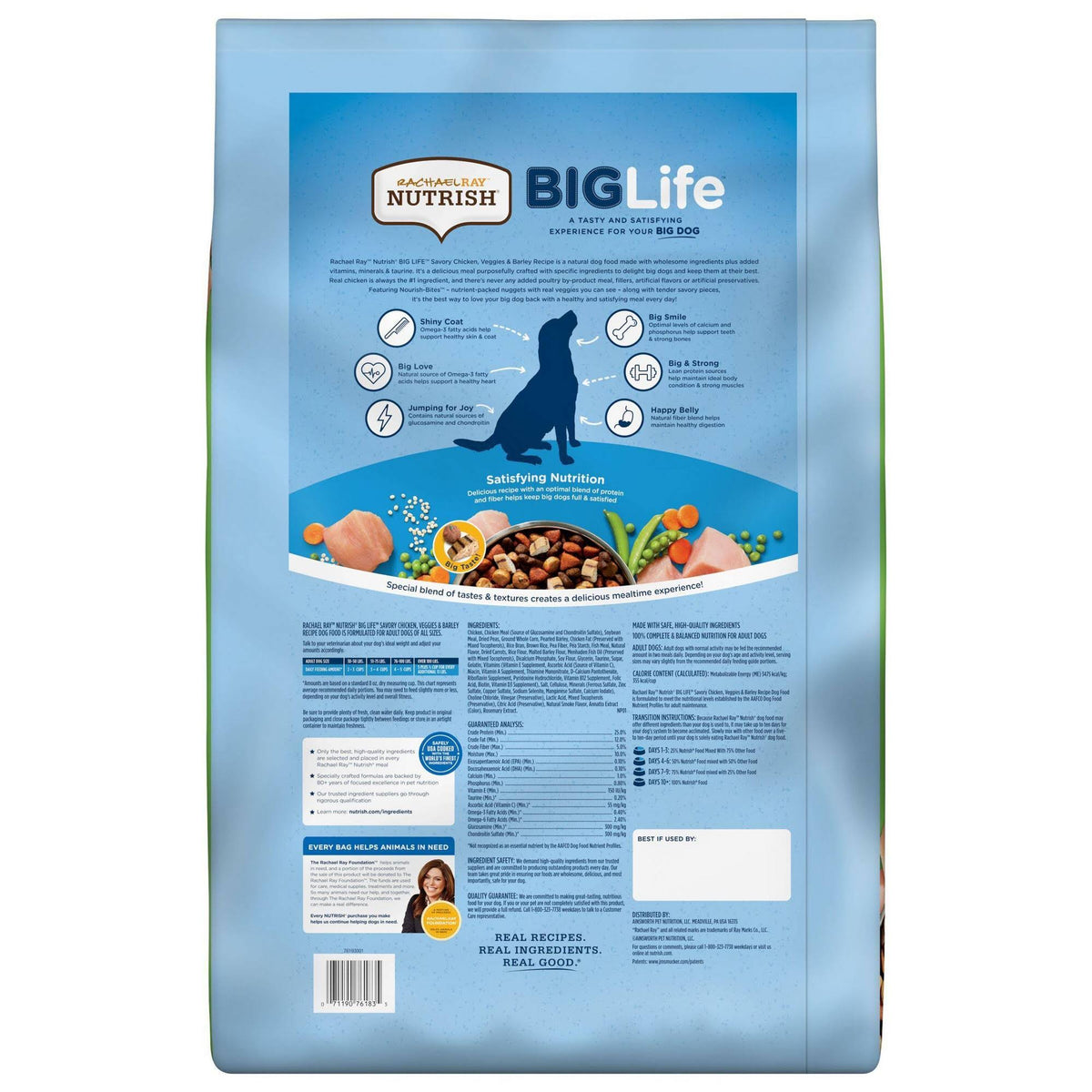 Natural Savory Chicken Veggies Barley Recipe Adult Dog Food, 40 lb U6246