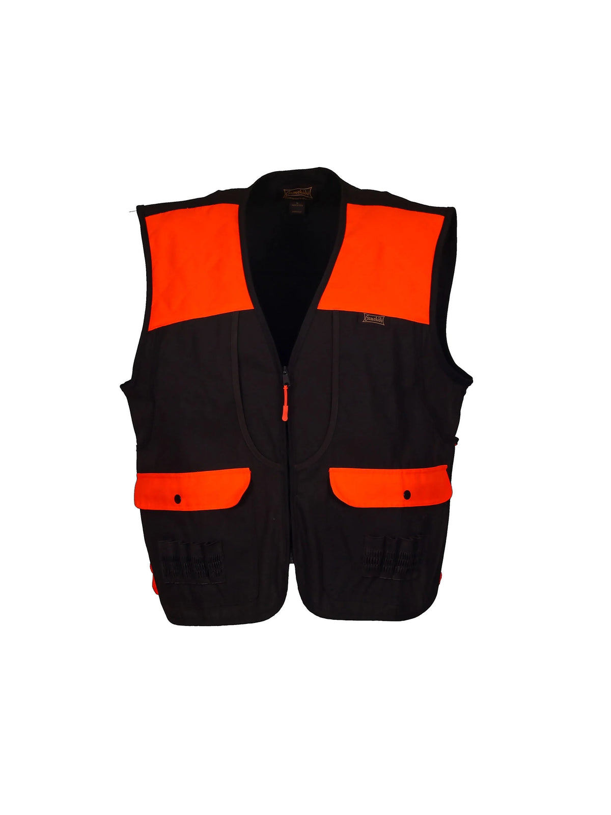 Mid-Weight Upland Hunting Vest Dark Brown/Orange - 4X N769