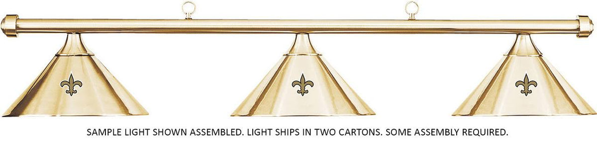 Brass Metal Shade Billiard Pool Table Light S40481