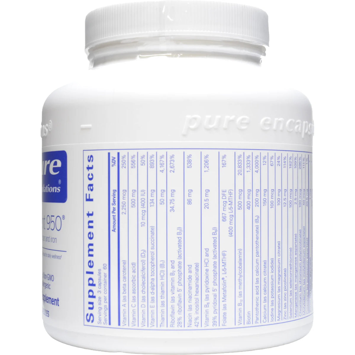 Nutrient 950 without Copper & Iron I602190