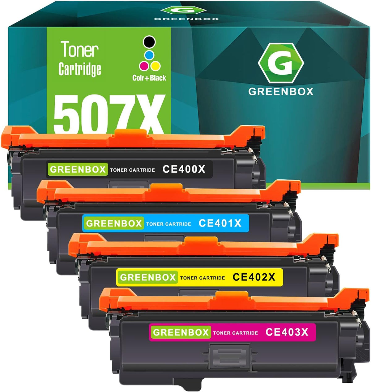 Compatible Toner Cartridge Replacement 1 Black 1 Cyan 1 Magenta 1 Yellow H9810