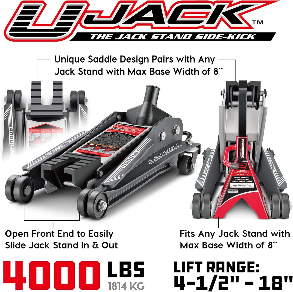 2 Ton 4000 lbs Garage Jack Y32901