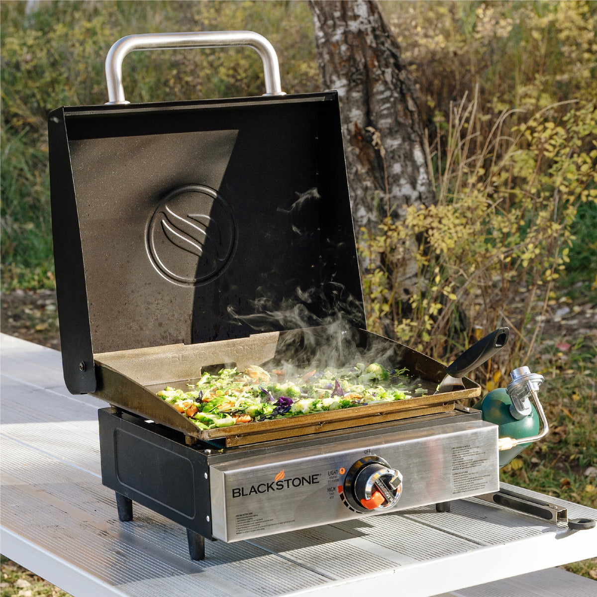 Tabletop Propane Griddle with Hood U757731
