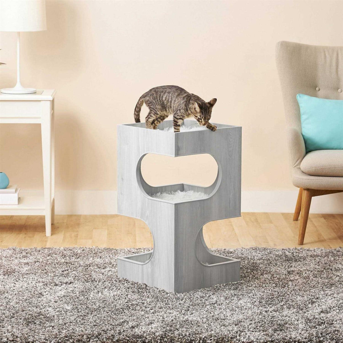 28-in Modern Cat Tree Condo M543555