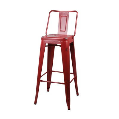 Red 30x22 Bar Stool P136016