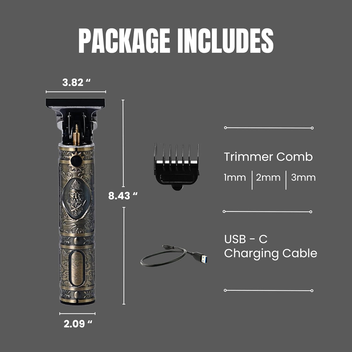 Cordless Hair Clippers Kit with 7hrs Run Time R74525