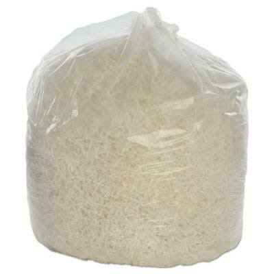32 x 44 Clear Heavy-Duty Trash Can Liner, 125/Box Q93011