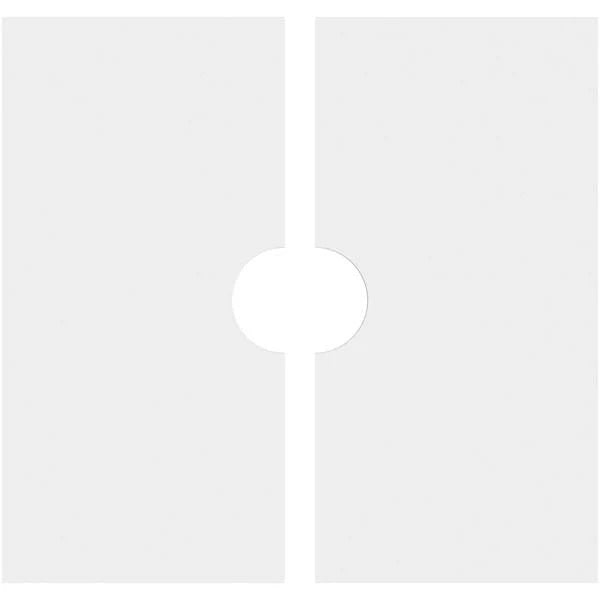 Contemporary PVC Ceiling Medallion (28x22OD x 5x22ID x 9 3/4x22C - Two Piece) Y928368