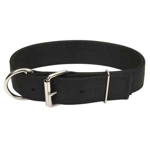 Black Nylon Dog Collar P863