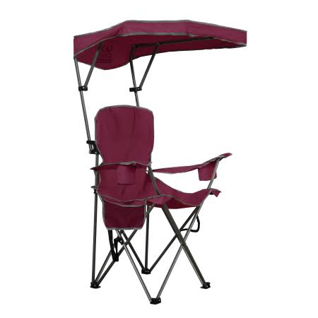Red/Gray Adjustable Folding Camp Chair N159