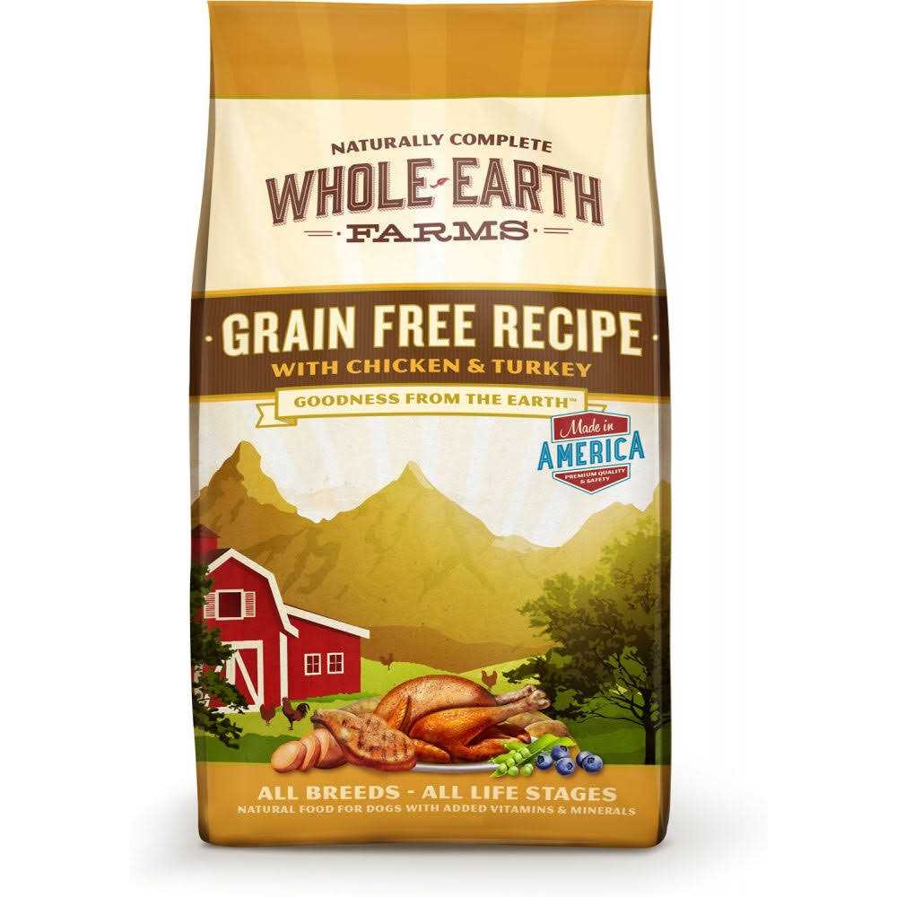 Grain Free Chicken Turkey Recipe Dry Dog Food A28574