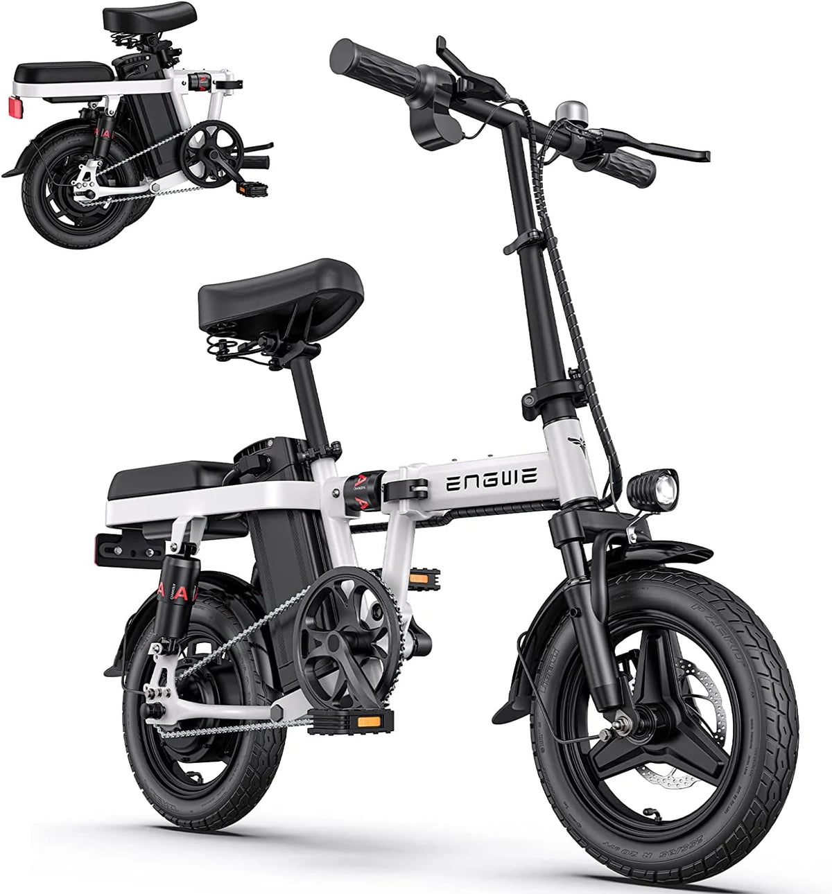 Folding Electric Bike 350W 48V 10AH Grey Y51929