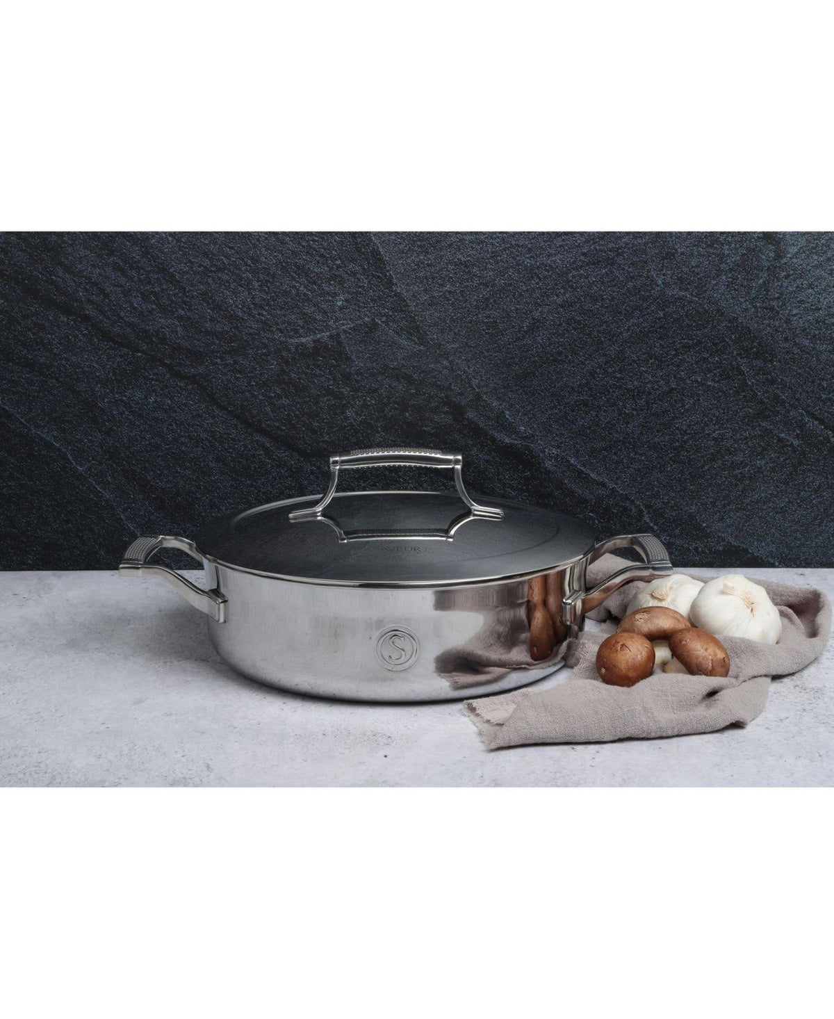 3-Qt. Tri-Ply Stainless Steel Sauteuse Z335181