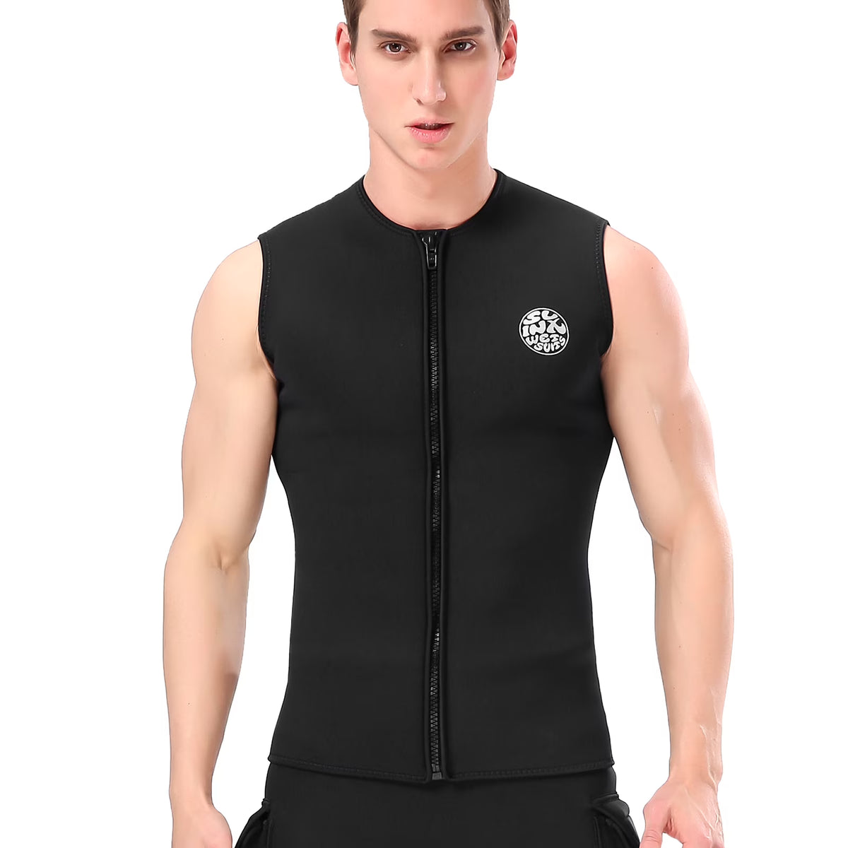 3mm Neoprene Sleeveless Thermal Vest V606259