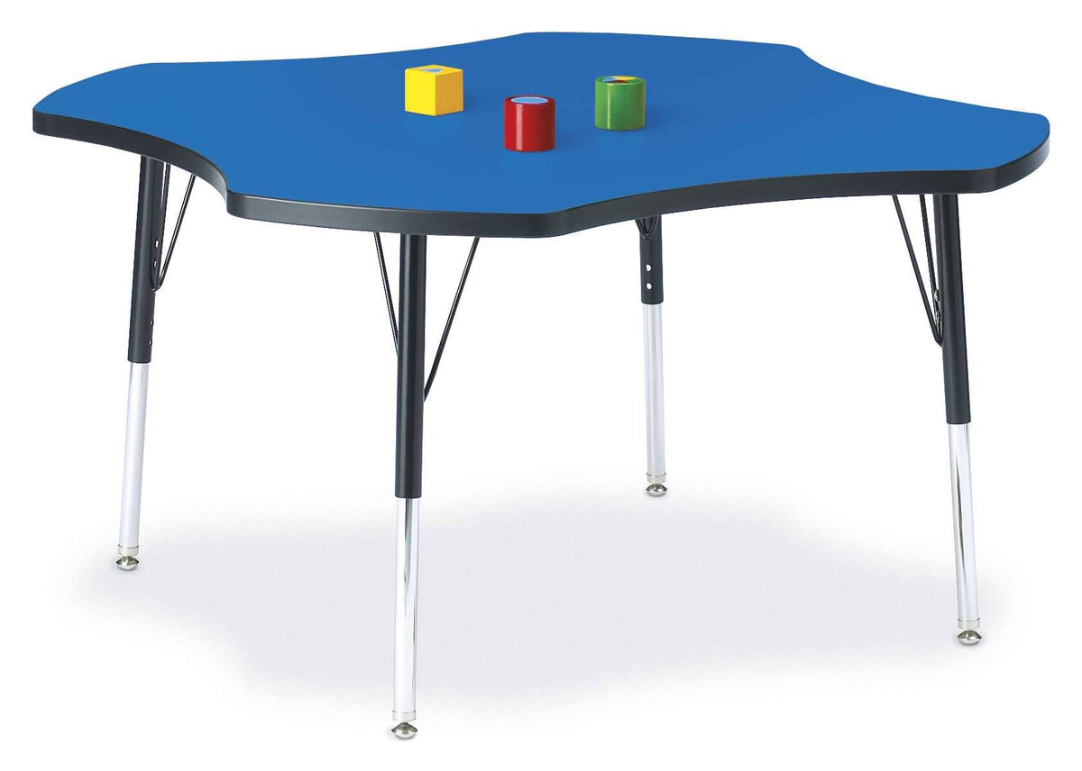 Blue and Black Four Leaf Activity Table H7666