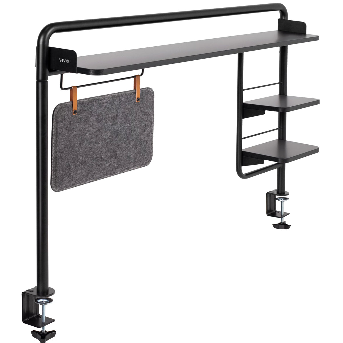 Clamp-on Desktop Shelving System with Magnetic Memo Board S572