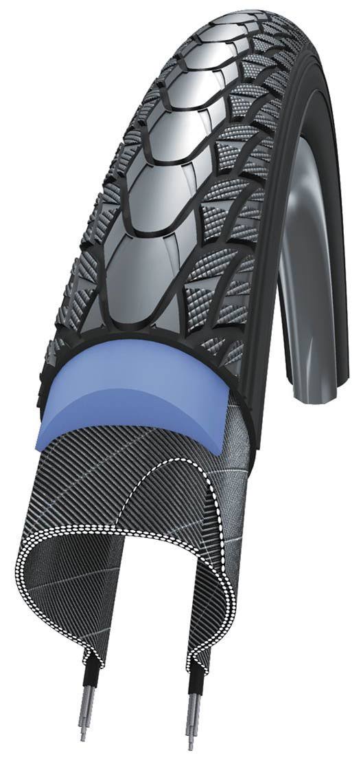 Black 26x1.35 Bicycle Tire Q689