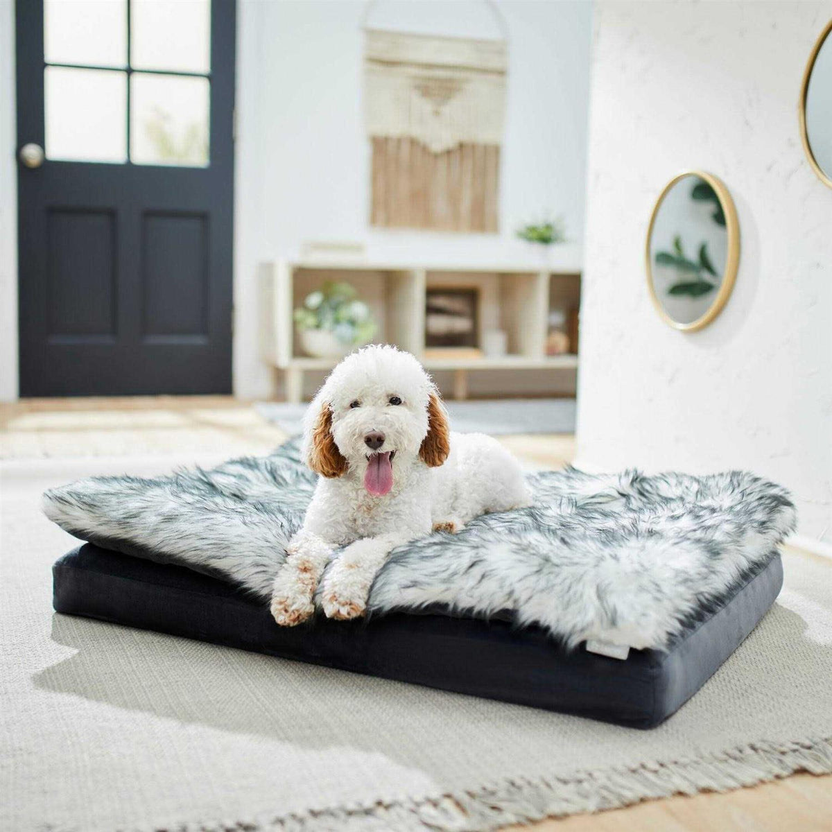 Plush Orthopedic Pillowtop Dog Bed with Removable Cover G23503