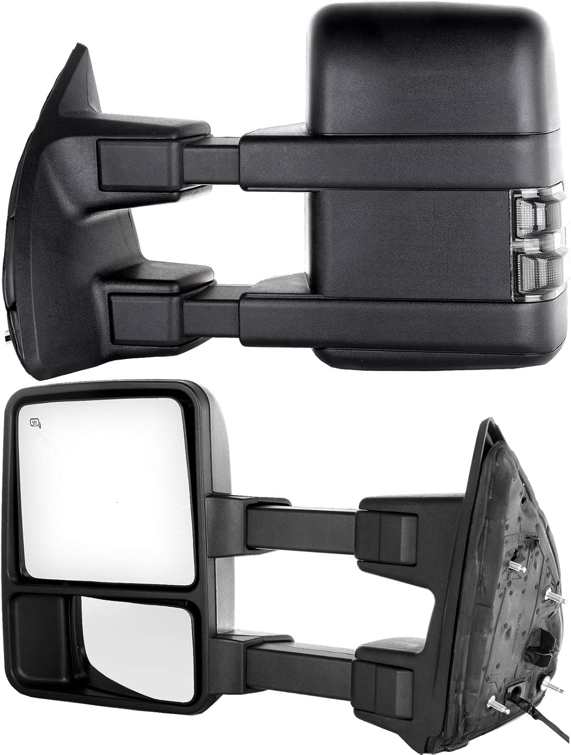 Tow Mirrors Left Right Manual Control for 2003-2007 Ford F250 F350 F450 F550 SD M3494