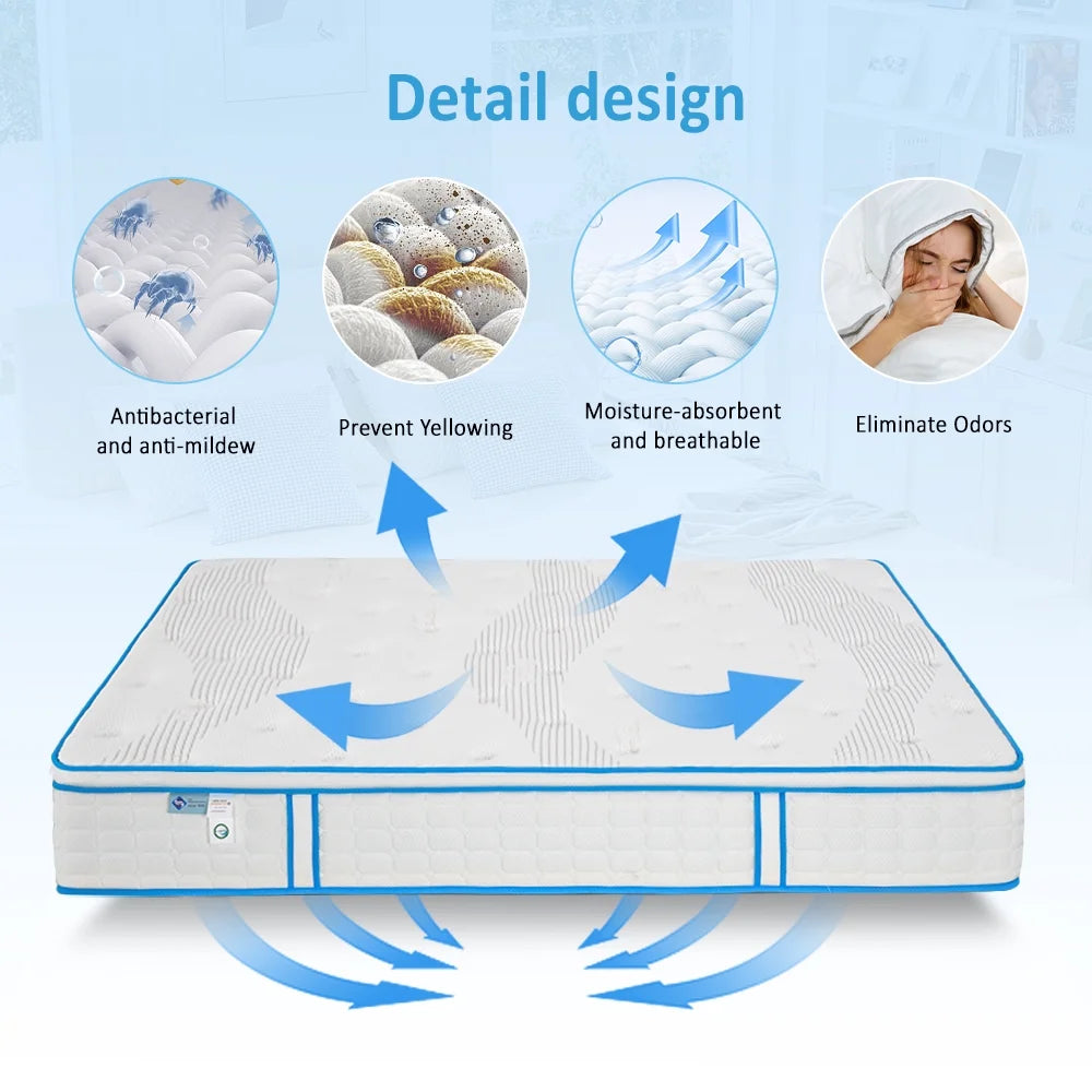 12 Inch Twin Gel Memory Foam Mattress M95577